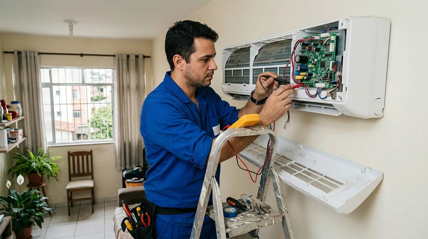 Ponto Elétrico para Ar-Condicionado